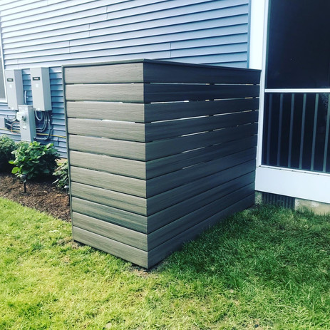 Propane Tank Privacy Fence