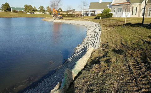 Flexmat Erosion Control of side sloop
