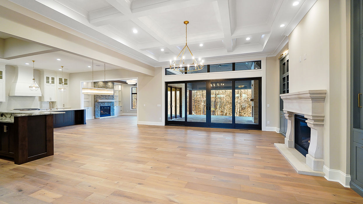 View of the main living area, open floor plan