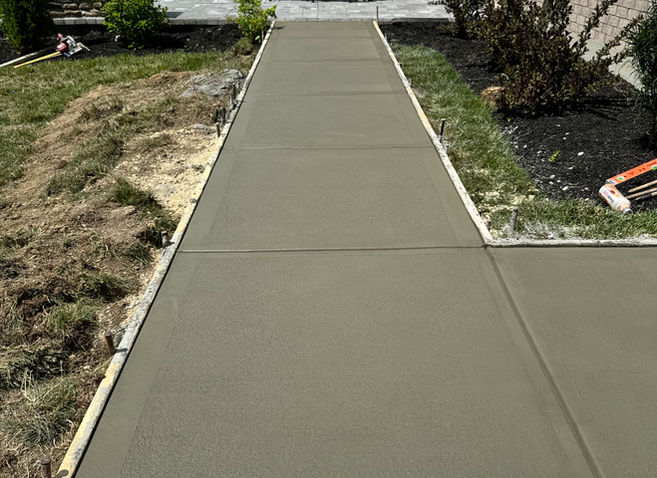 Viking Concrete Sidewalk install