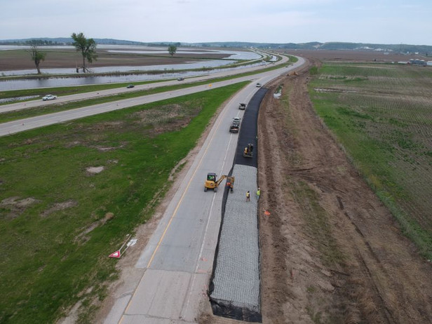 hormigón control de la erosión construcción de carreteras