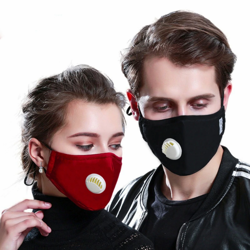 PM2.5 Mask +2 Filters Breathe Reusable Face Mask Anti For Outdoor Sports&Travel