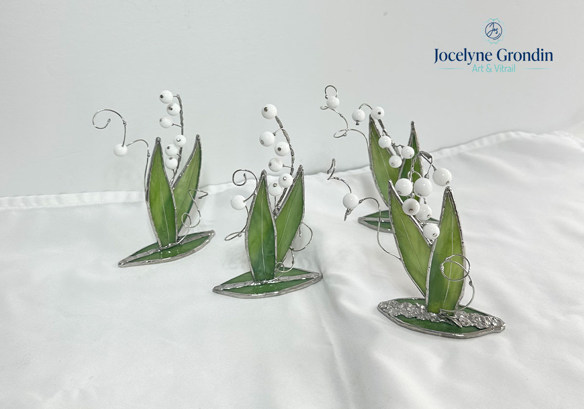 Muguet en vitrail No 1884