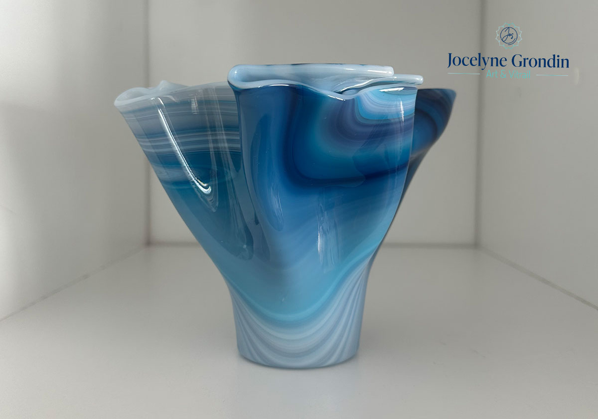 Vase bleu No 1851