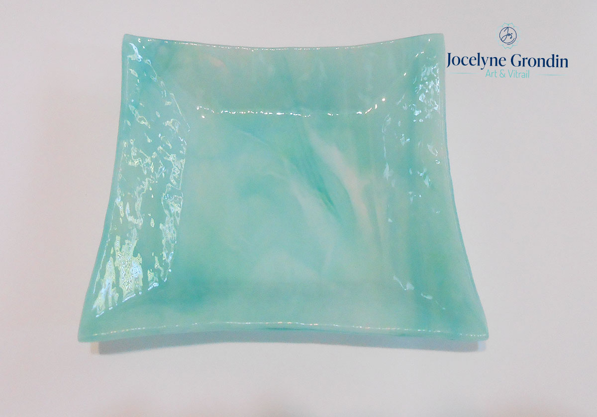 Assiette aqua No 1654