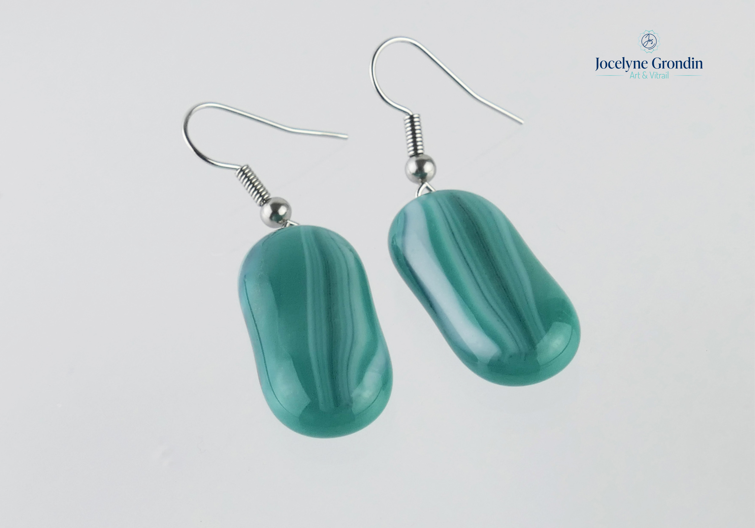 Boucles d oreilles turquoise no 1395