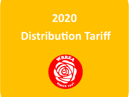 2020 Distribution Tariff Frozen!
