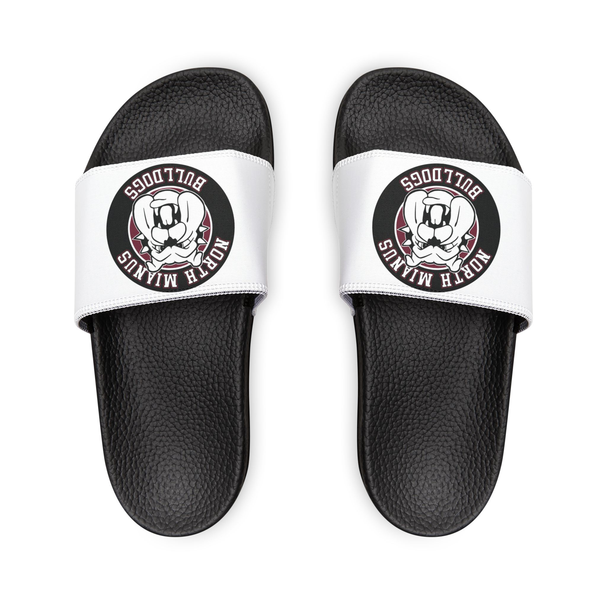 Custom Bulldog Youth Slide Sandals