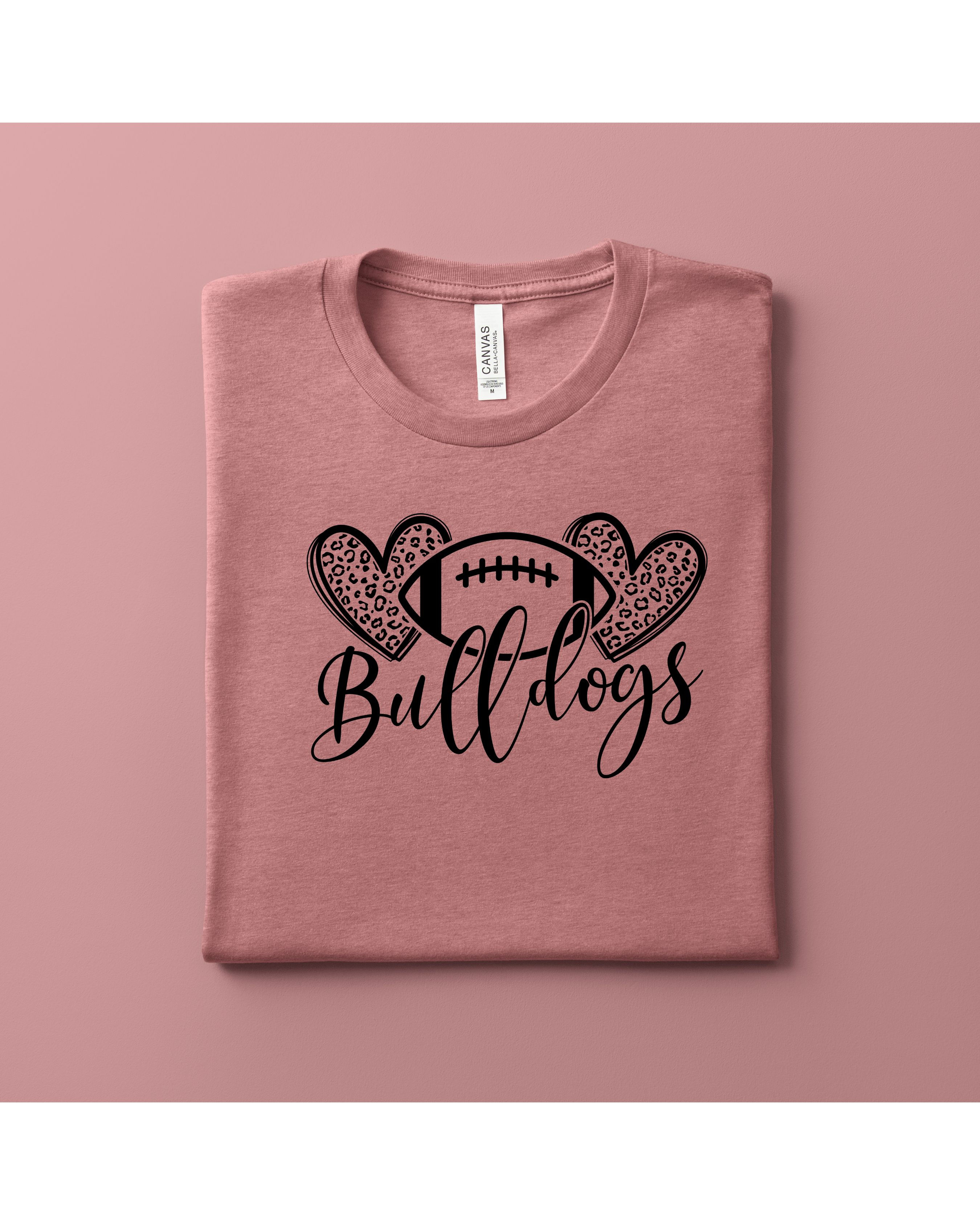 Bulldog Heart Comfy Tee