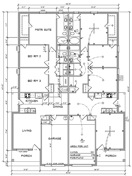 CSM Duplex Rentals in Salado, TX – Spacious 3-bedroom, 2-bath duplexes with modern kitchens, open floor plans, private yards,