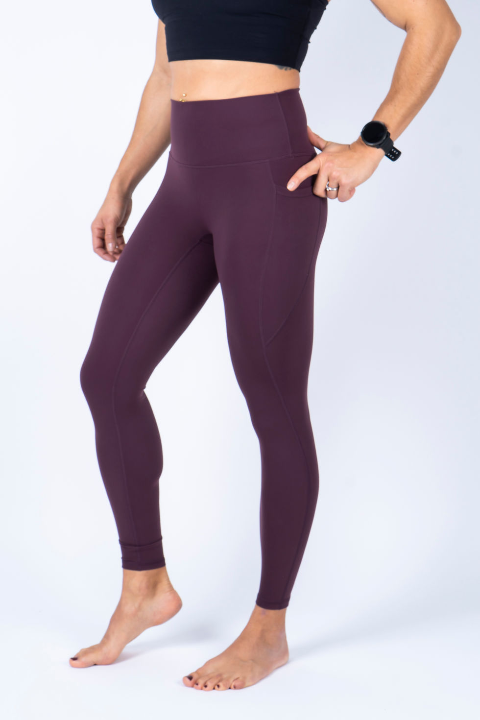 Miniaturbild: Seamless Endurance Leggings - Grape Red