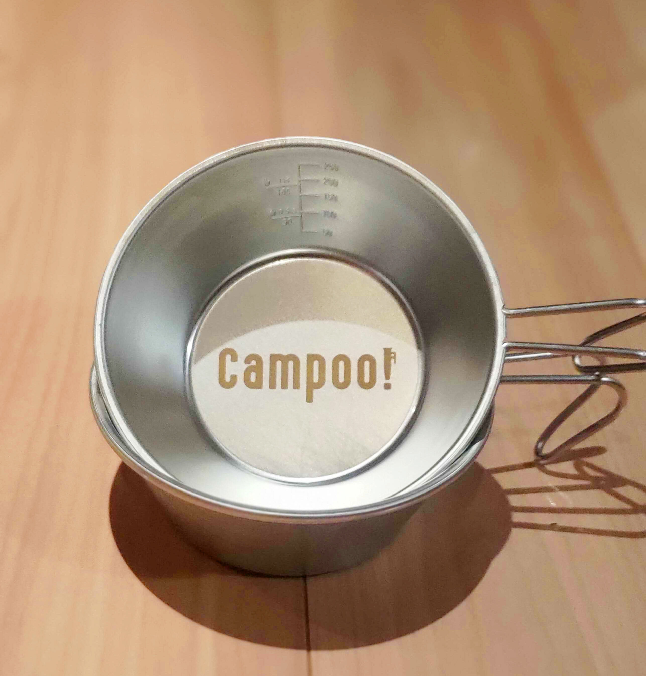 Campoo!限定 ロゴ入りオリジナルシェラカップ