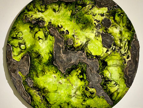 Myvatn. Icelandic art. Resin & plaster art