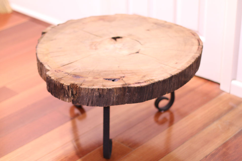 Thumbnail: Large Rustic Wood Slice Table/Stand (D 75cm)