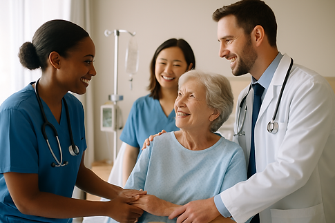patient recivi exceptional care and support