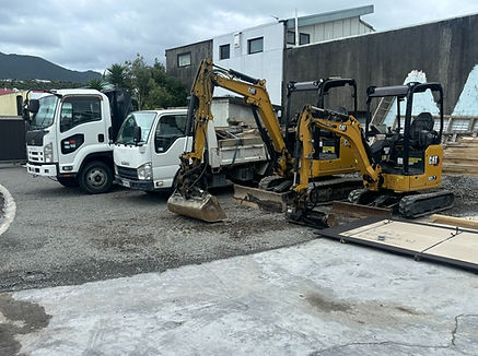 5 Tonne Tipper Truck, 3 Tonne Tipper Truck And Both of Our Excavators