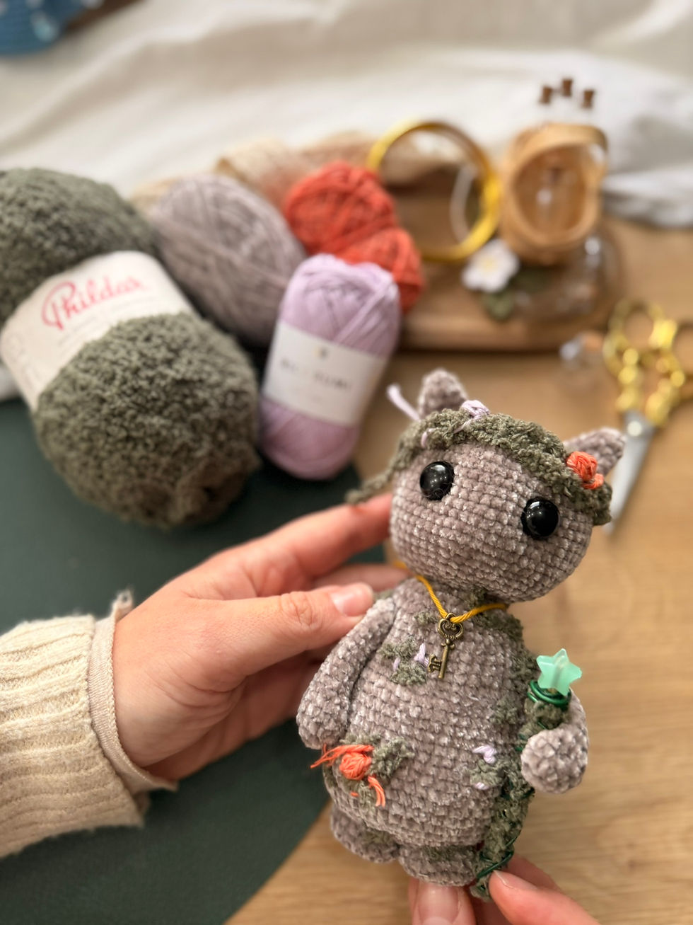 Miniature : Kit complet crochet Noctua – L'univers féerique à crocheter
