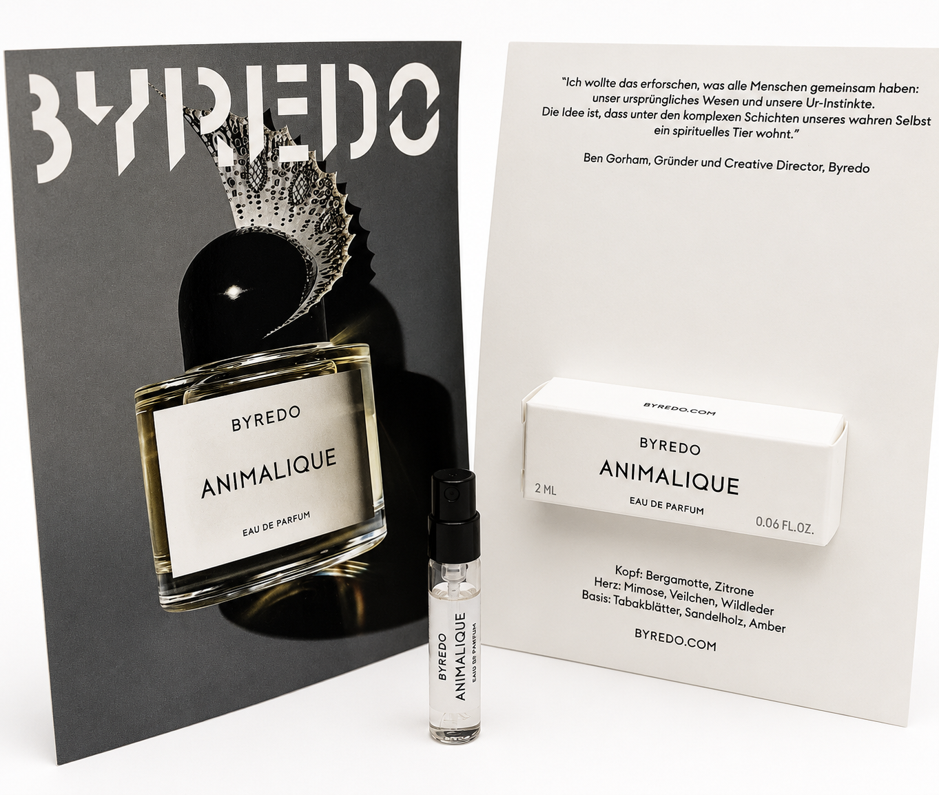 BYREDO - ANIMALIQUE 2ML EAU DE PARFUM LUXUS NEU 2023