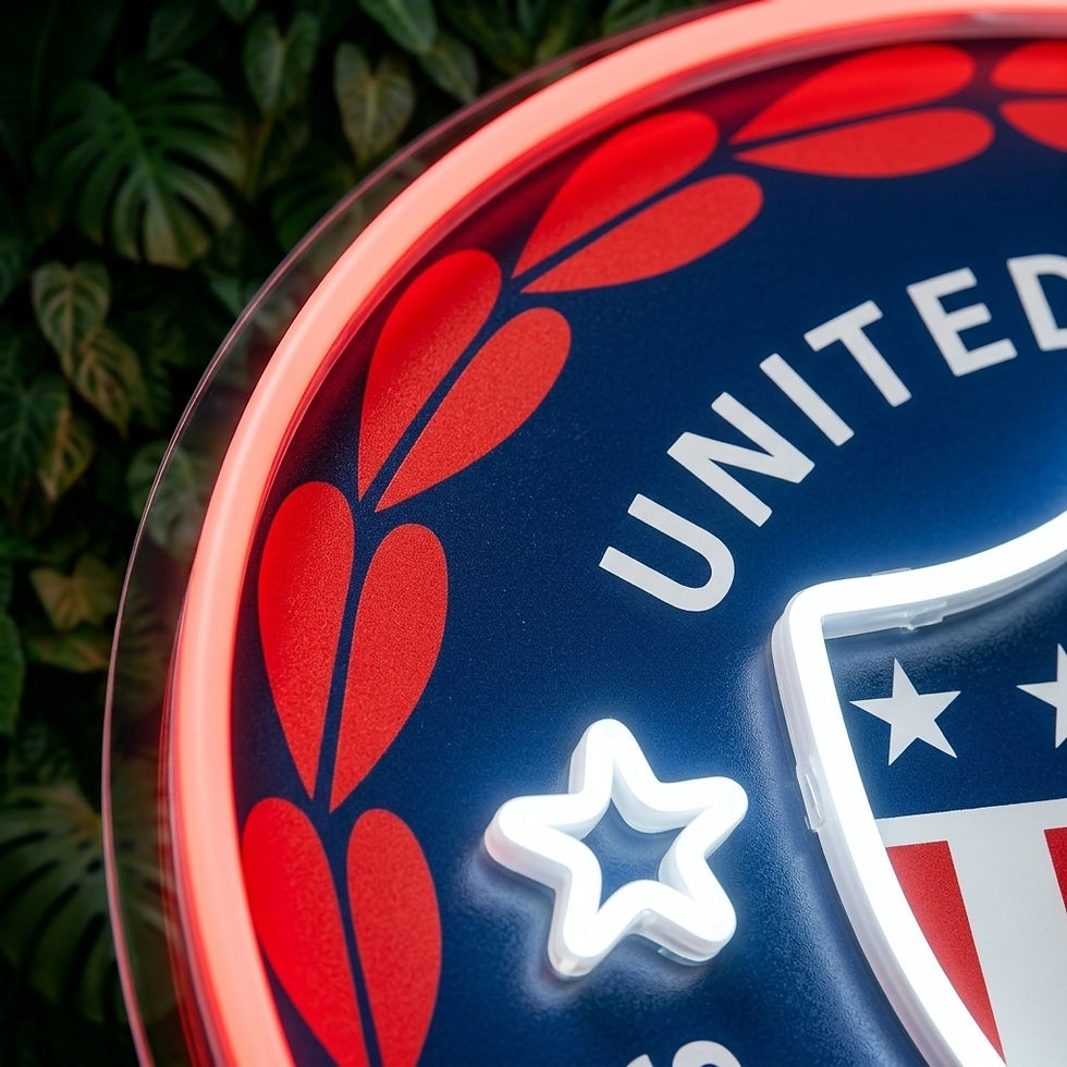 Thumbnail: United States Soccer Federation Neon Sign