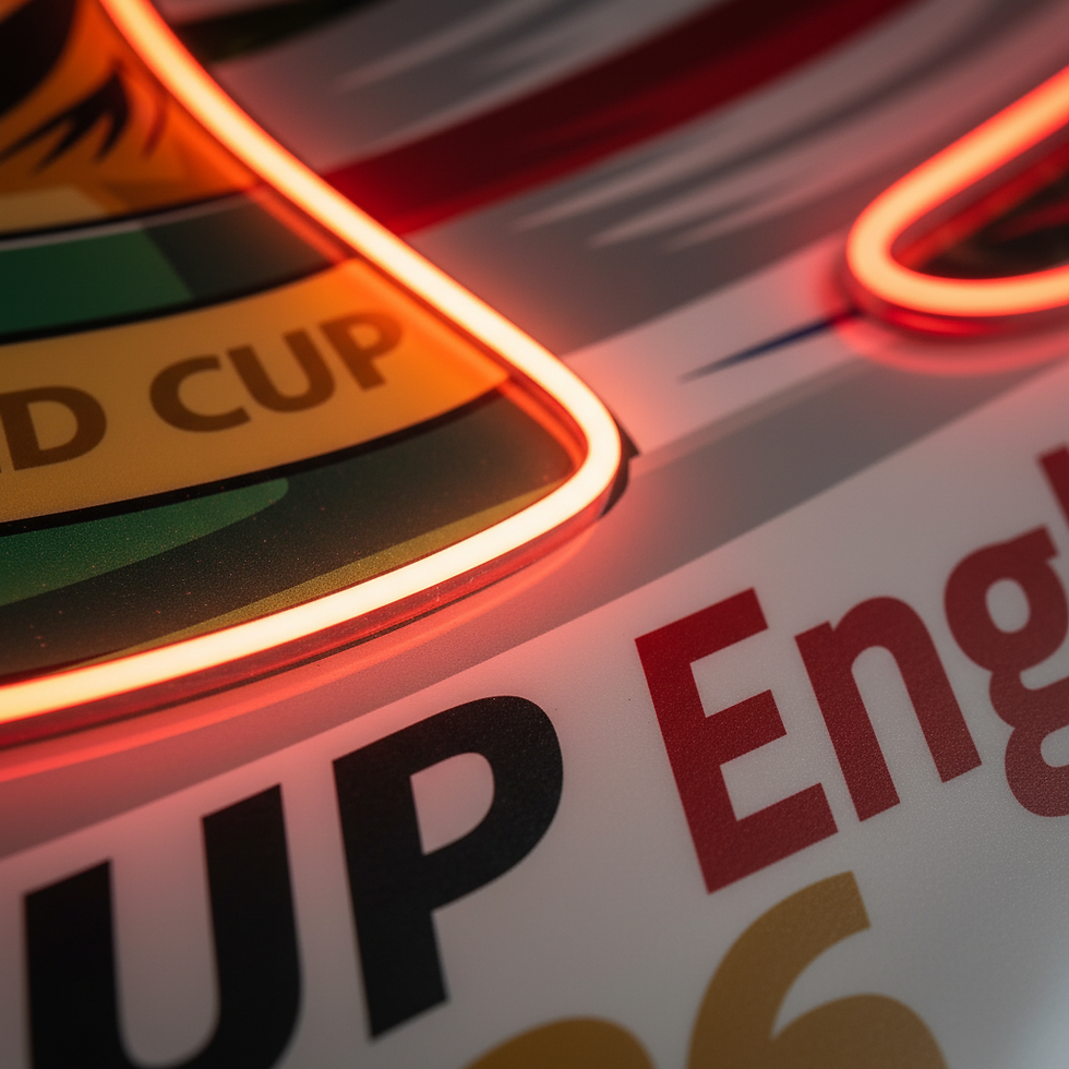 Thumbnail: England World Cup Neon Sign