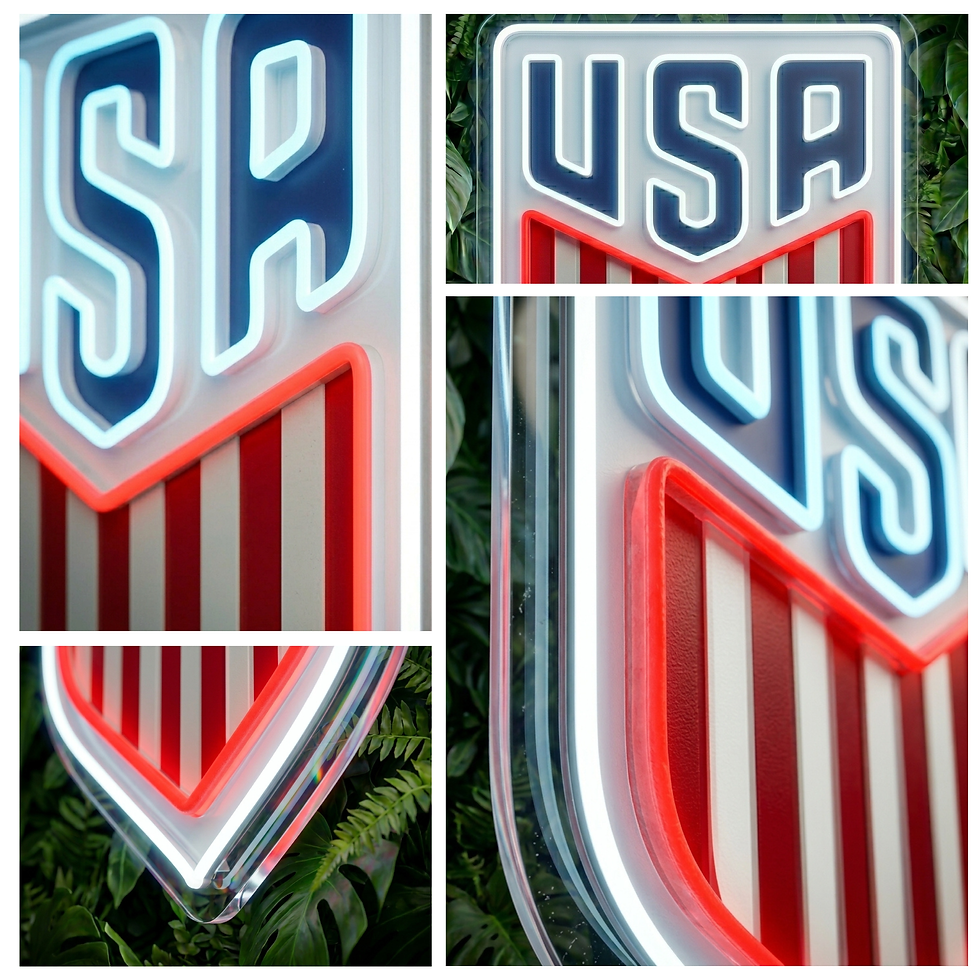 Thumbnail: United States Soccer Federation Neon Sign 2
