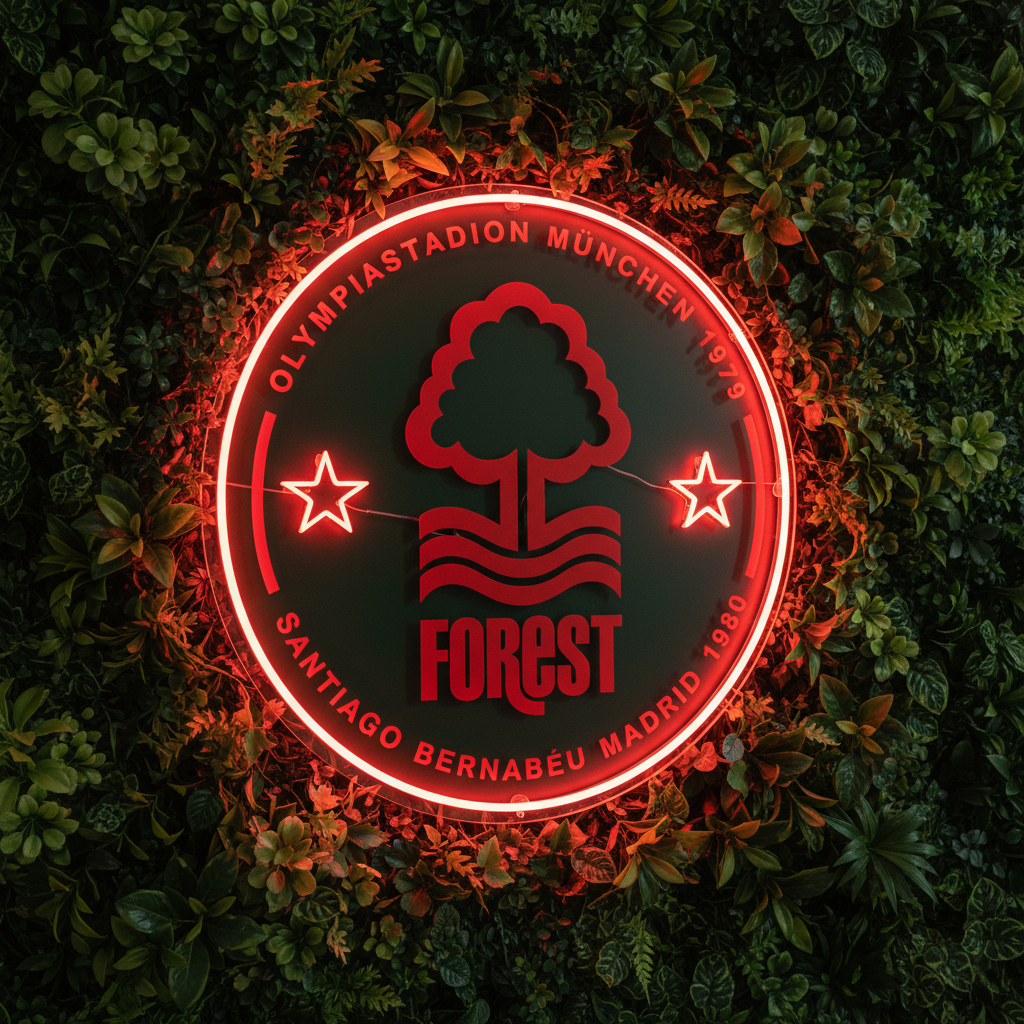 Nottingham Forest 2008 Neon Sign