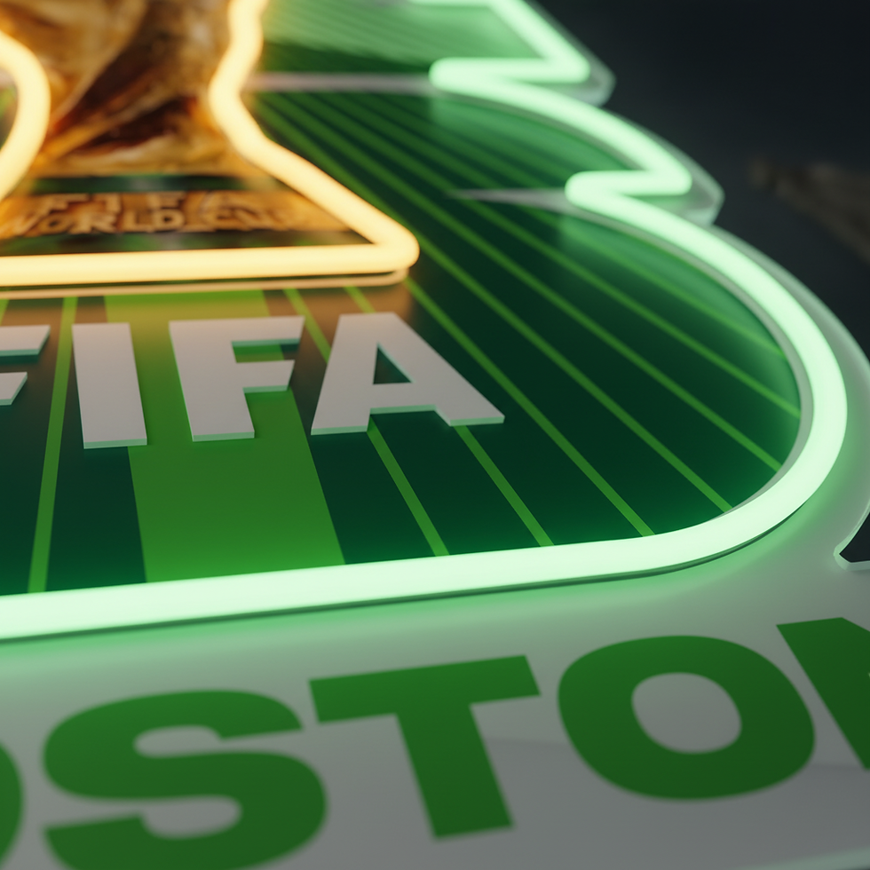 Thumbnail: Boston 2026 FIFA World Cup Neon Sign