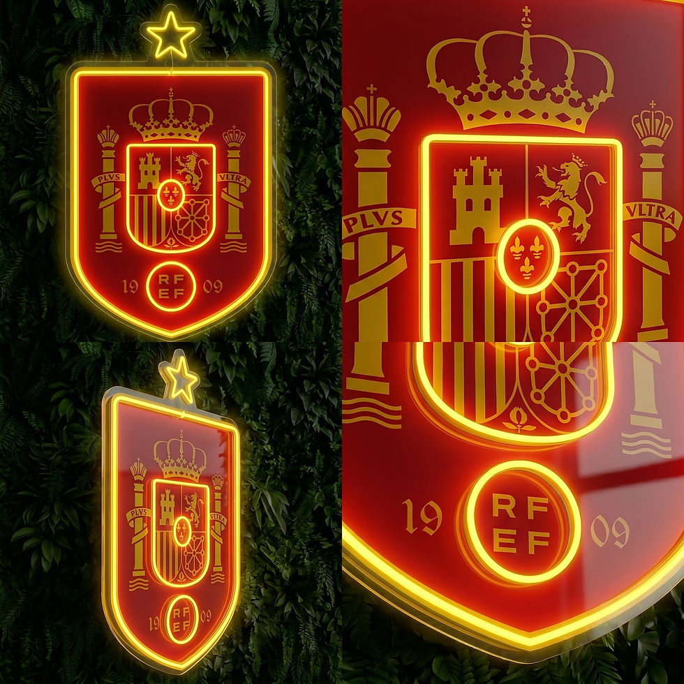 Thumbnail: Spain Football Neon Sign