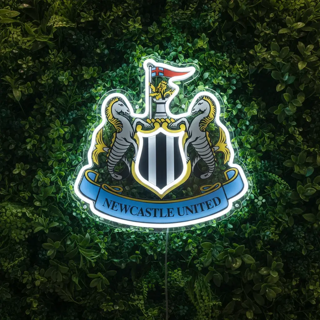 Newcastle United Neon Sign