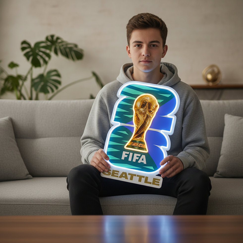 Thumbnail: Seattle 2026 FIFA World Cup Neon Sign