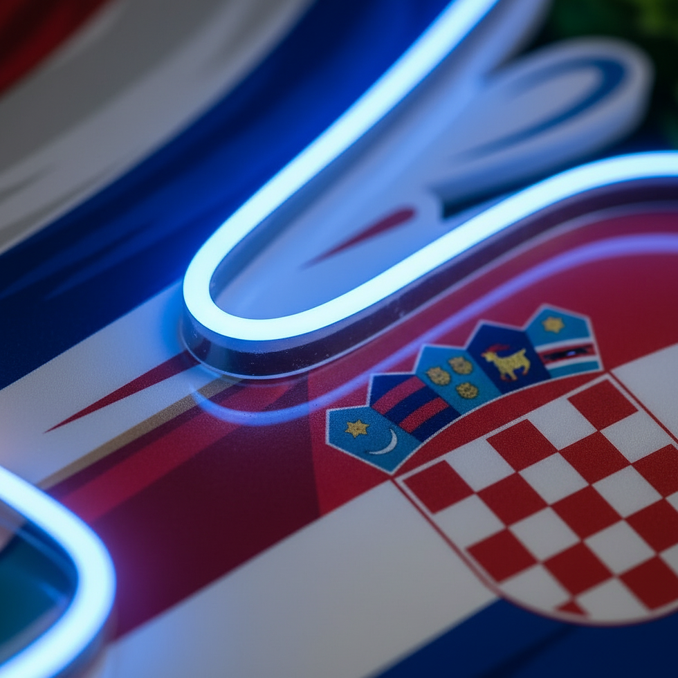 Thumbnail: Croatia World Cup Neon Sign