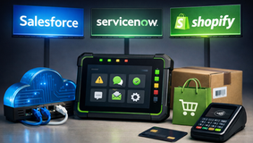 Salesforce, ServiceNow en Shopify