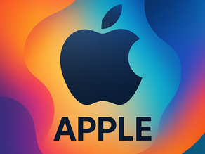 Een kleurrijk logo van Apple