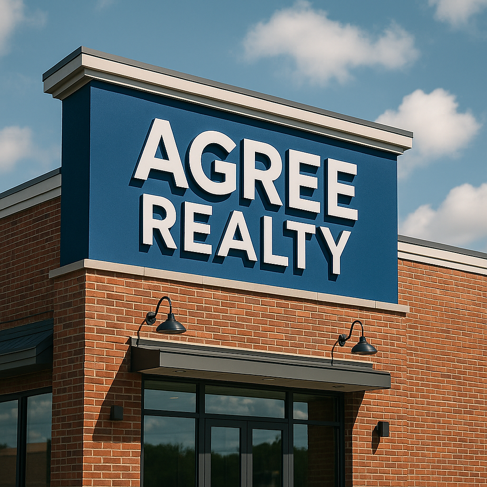 Een kantoorpand va Agree Realty