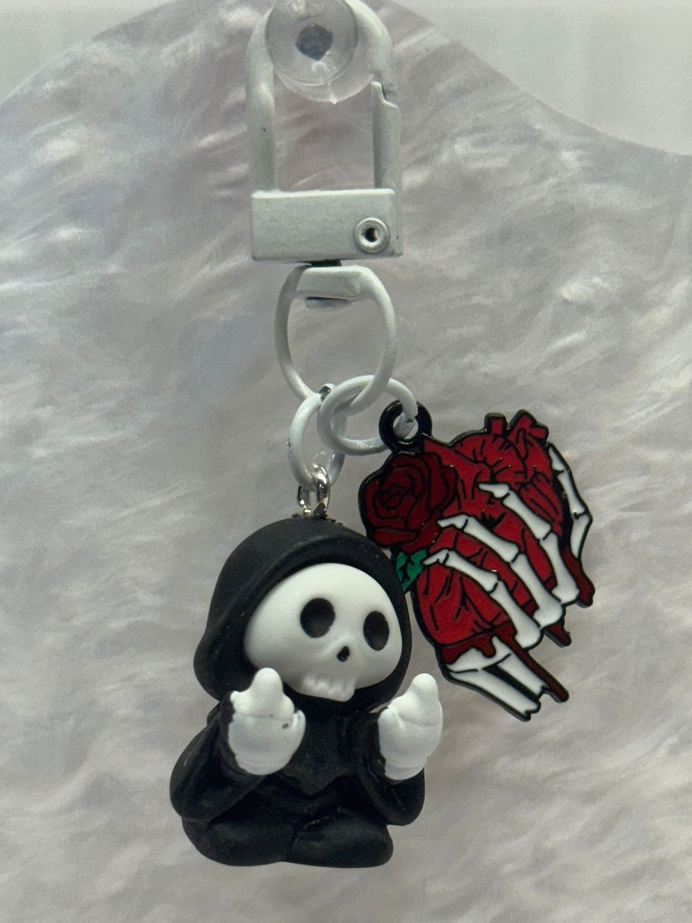 Thumbnail: Flip Off Halloween Keychain
