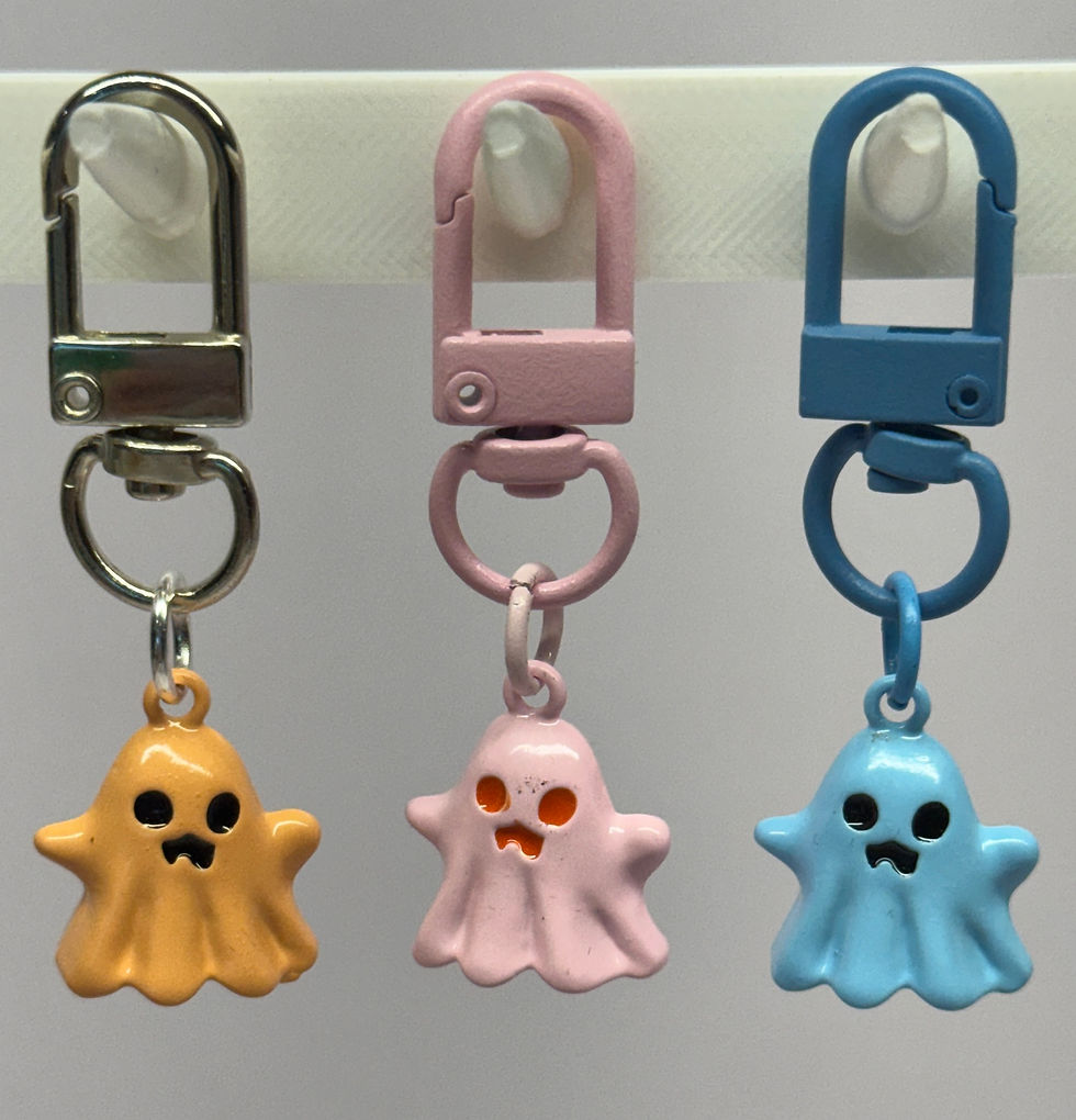 Thumbnail: Metal Ghost Keychain