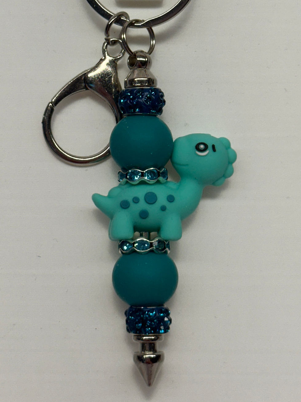 Thumbnail: Silicone Beaded Animal Keychain or Bag Charm