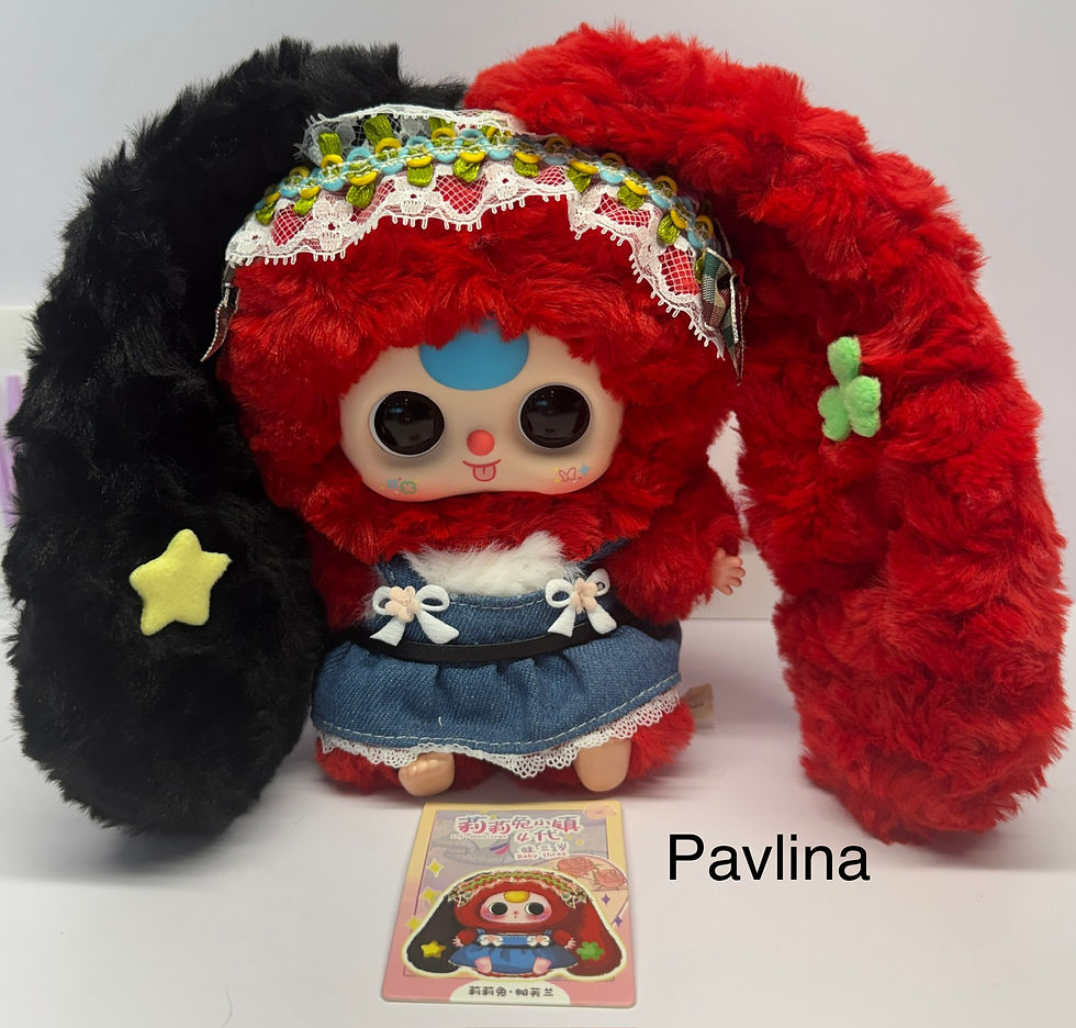 Thumbnail: Baby Three Lily Rabbit Town V4 Series Plush Bag Charms