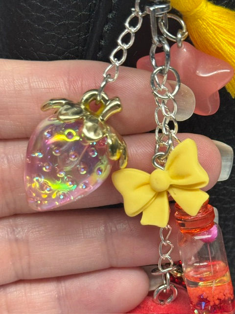Thumbnail: Always There Bear Figurine Made into a Keychain or Bag/Purse Charm