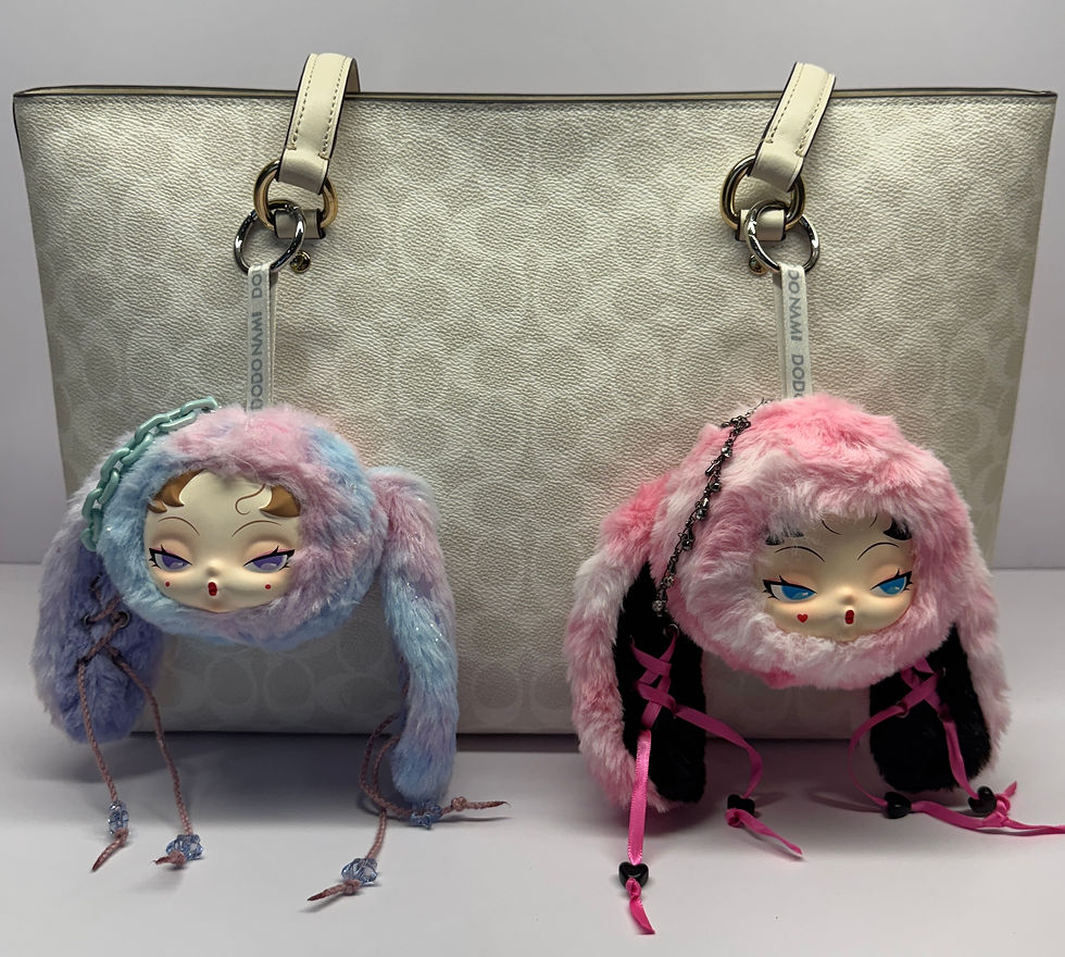 Thumbnail: Dodo Nami Twinkle Bunny Series Plush Keychain or Bag Charm
