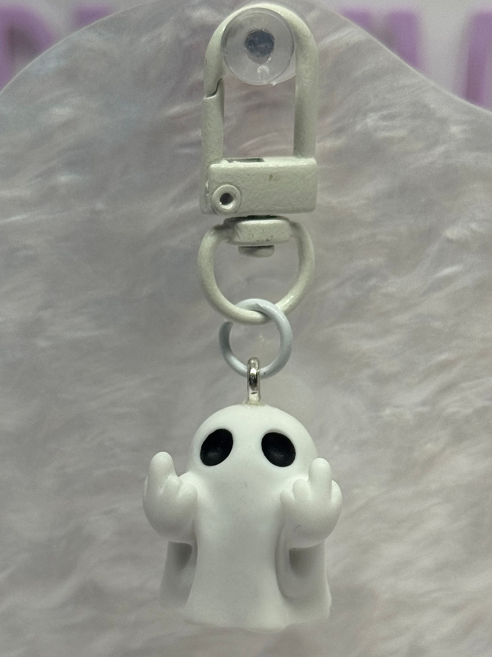 Thumbnail: Flip Off Halloween Keychain