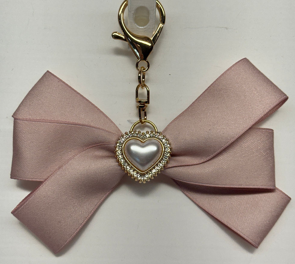 Thumbnail: Ribbon Bow Keychain or Bag Charm