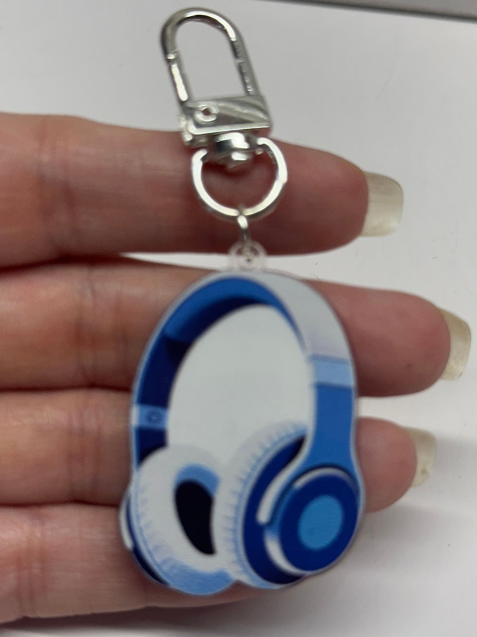 Thumbnail: Headphone and Game Controller Acrylic Keychain or Bag Charm