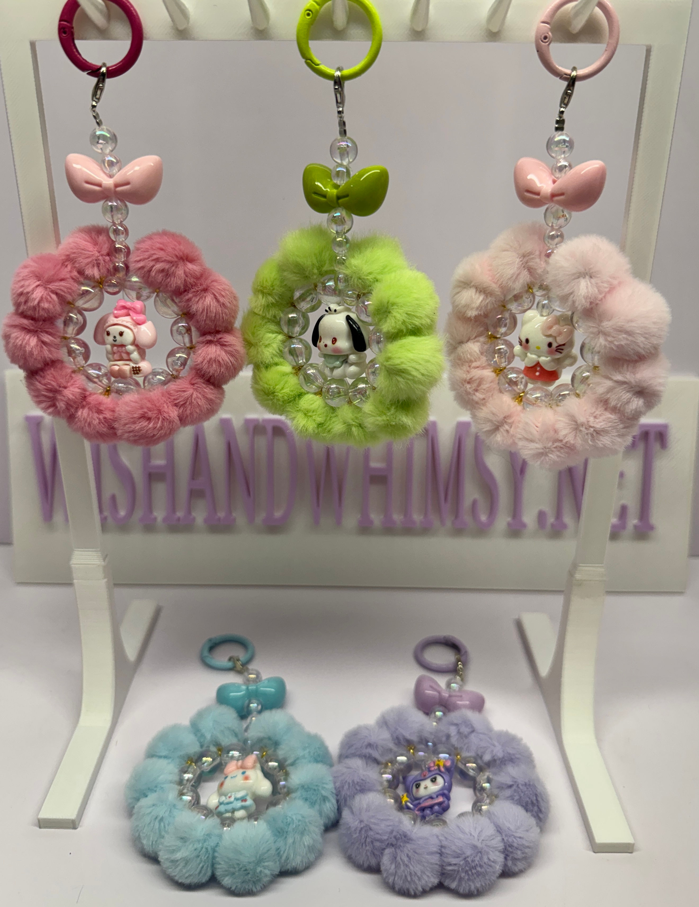 Pom Pom San San Character Keychain or Bag Charm