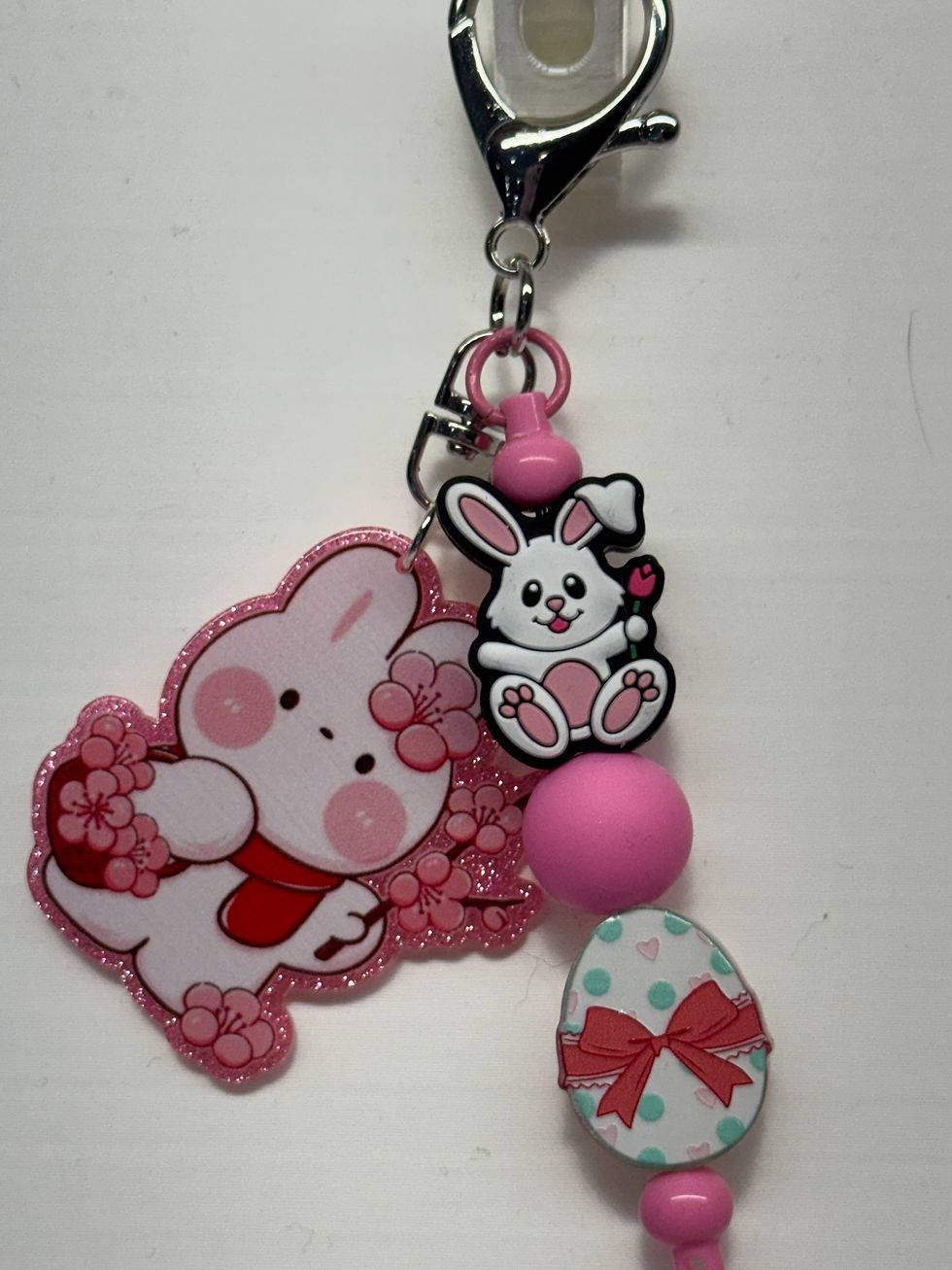 Thumbnail: Easter Bunny Keychain or Bag Charm
