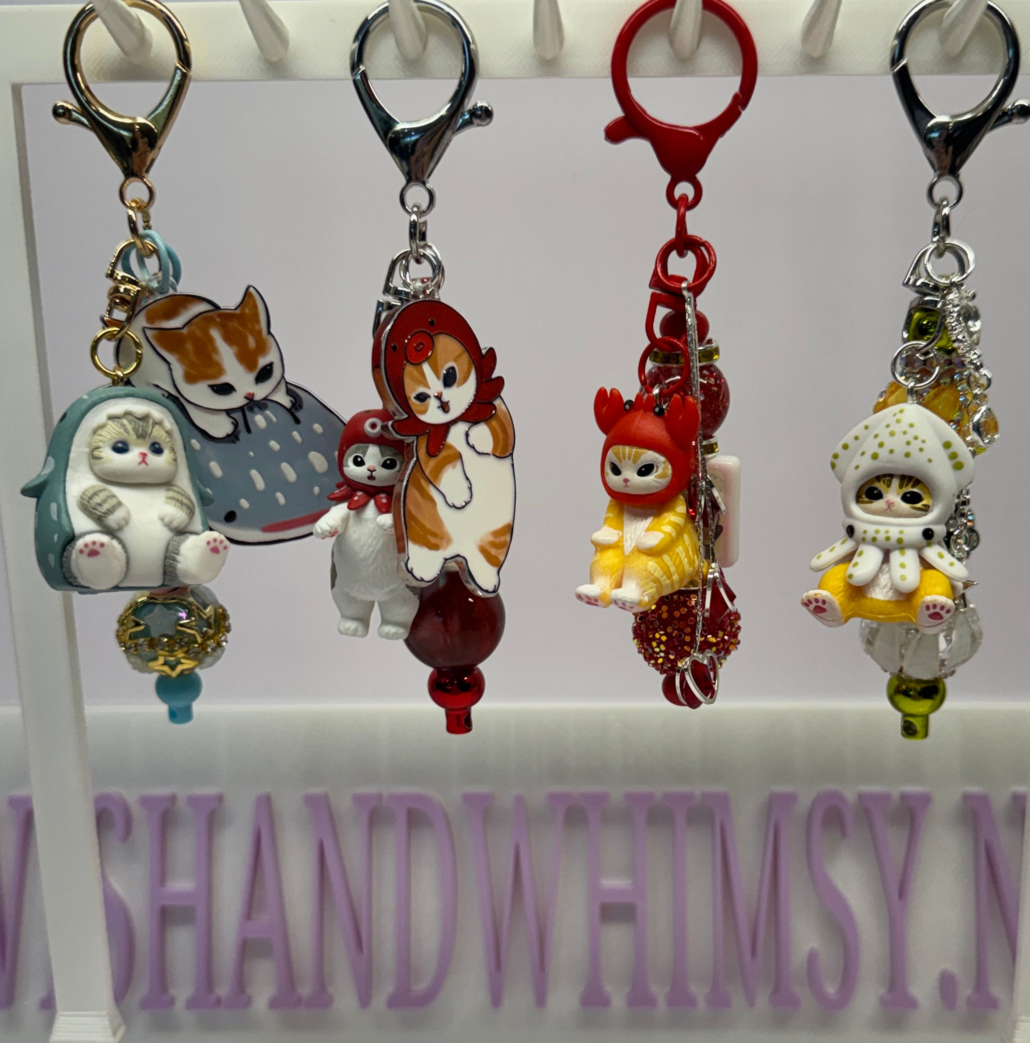 Mofusand Ocean Cat Keychain or Bag Charm