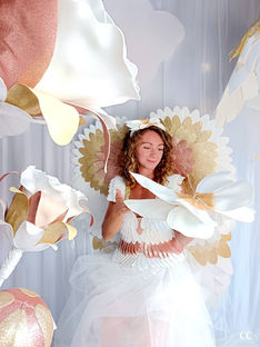 décoration florale pour shooting photo