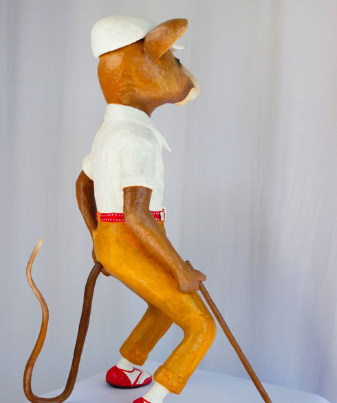 souris humaine golfeuse