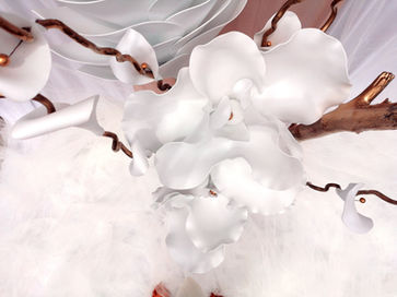 Fleur XXL en mousse EVA pour shooting mode et lookbook