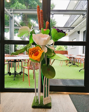 décoration florale pour restaurant et hôtel